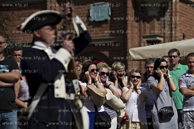 Gdańsk. Plac między Złotą Bramąi Katownią. Historyczna...