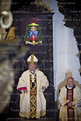 Katedra Oliwska. Uroczystość konsekracji bp. nominata...