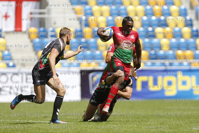 Gdynia. Mistrzostwa Europy w Rugby 7. Mecz Portugalia...
