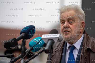 Budynek NSZZ Solidarność w Gdańsku. Uroczystość...