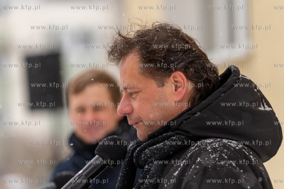 Gdansk. Morena. Odsłonięcie tablicy upamiętniającej...