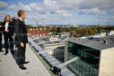 Gdansk. Uroczystosc zakonczenia budowy Centrum Medycyny...