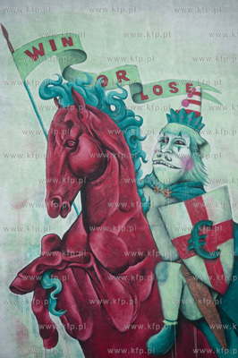 Gdansk. Zaspa. Nowy mural przy ul. Dywizjonu 303 autorstwa...