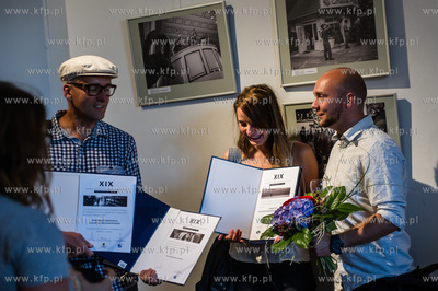 Gdansk. Nadbaltyckie Centrum Kultury. Uroczystosc wreczenia...