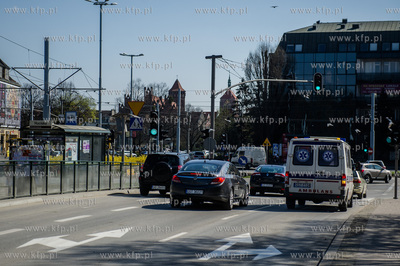 Gdansk. Przejazd przez Hucisko otwarty dla kierowcow....