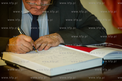 Gdańsk. Nowy Ratusz. Siedziba Rady Miasta. Wyłożona...