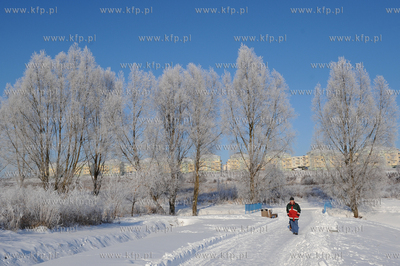 Gdansk Zakoniczyn. Zimowy krajobraz pelen sniegu.
14.01.2010
fot....