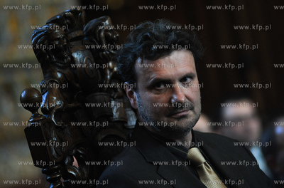 Gdansk. Dwor Artusa. Wreczenie Medali sw. Wojciecha...