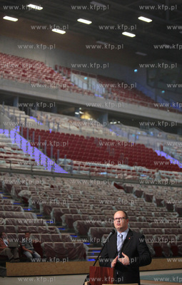Ergo Arena na granicy Sopotu i Gdanska. Podpisanie...