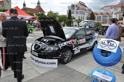 Plac Zdrojowy w Sopocie. Moto Show na Molo zorganizowany...