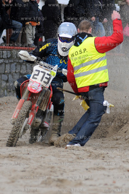 XX Final WOSP w Gdyni. Zawody Motocrossowe na Plazy...