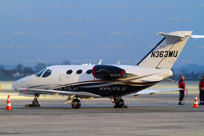 Gdansk, Rebiechowo. Nz. Cessna 510 Citation Mustang.
12.04.2012
fot....