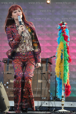 Sopot. Plac Kuracyjny przy sopockim molo. Koncert Ani...