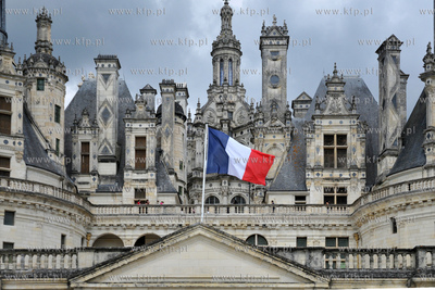 Zamek w Chambord, najwiekszy z zamkow w dolinie Loary....