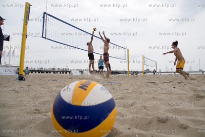 Sopot, plaża. Mecze siatkówki plażowej przy molo
23.07.2022
fot....