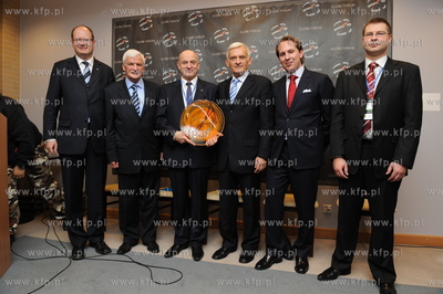 Gdansk, GLOBE FORUM 2009. Nz od lewej: Pawel Adamowicz...