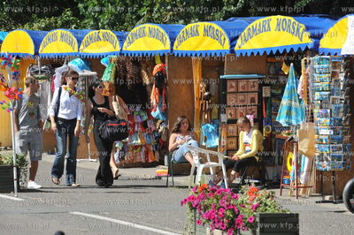 Wladyslawowo. Jarmark Morski, czyli uliczny bazar na...