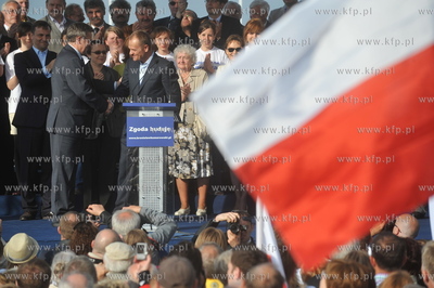 Zakonczenie kampanii wyborczej kandydata na urzad Prezydenta...