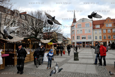 Wejherowo. Plac Jakuba Wejhera i Jarmark Bozonarodzeniowy....