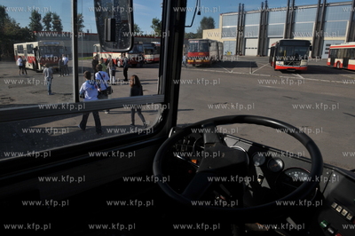 Zajezdnia autobusow miejskich ZKM na al. Generala Jozefa...
