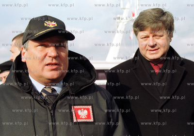 Wizyta prezydenta Aleksandra Kwasniewskiego w Gdyni...