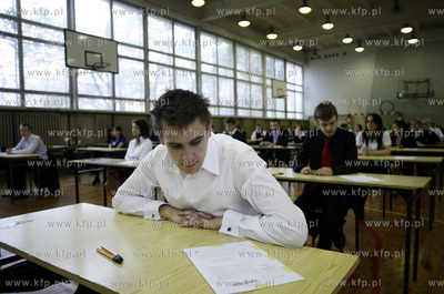 Gdansk. Liceum Ogolnoksztalcace nr XV. Matura pisemna...
