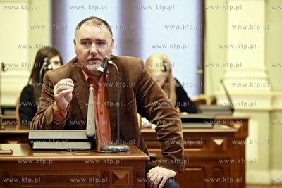 Gdansk. Pierwsze posiedzenie Mlodzieżowej Rady Miasta,...