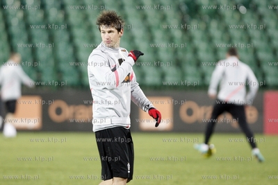 Gdansk. Stadion przy ul. Traugutta. Trening reprezentacji...