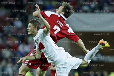 Gdansk. PGE Arena. Mecz towarzyski Polska- Dania. Nz....