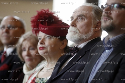 Gdansk. Ratusz Glownomiejski. Uroczystosc wreczenia...