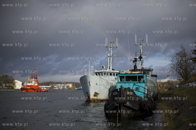 Holownik Okoń, najstarszy gdański holownik, zbudowany...
