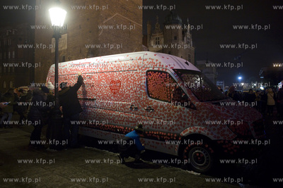 Gdańsk. Targ Węglowy. Wielki Final Orkiestry Swiatecznej...