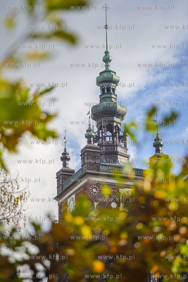 Gdańsk. Wieża kościoła św. Katarzyny. 26.10.2022...