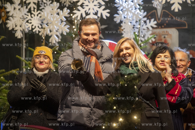 Otwarcie Jarmarku Bożonarodzeniowego w Gdańsku. Nz....
