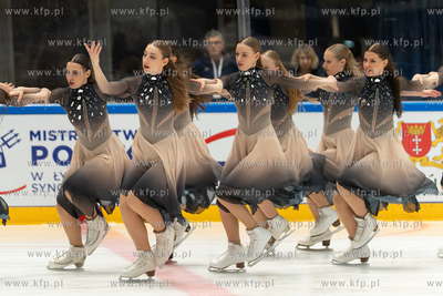 Hala Olivia. Mistrzostwa Polski w Łyżwiarstwie Synchronicznym...