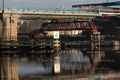 Remont Mostu Siennickiego. 19.03.2026 fot. Paweł Marcinko...