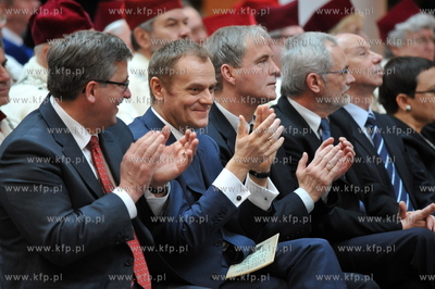 Obchody 40-lecia Uniwersytetu Gdanskiego. n/z marszalek...