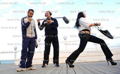 Gdynia. Scena Letnia w Orlowie. Wystep kabaretu Limo....