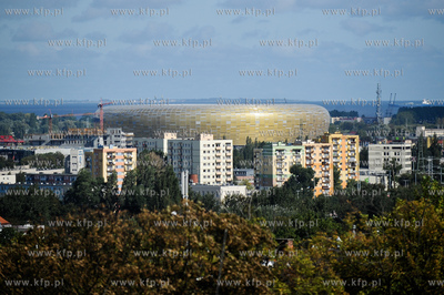 Gdansk. Uroczystosc zakonczenia budowy Centrum Medycyny...