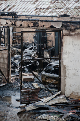 Gdansk. Trakt Sw. Wojciecha. Wybuch butli z gazem oraz...