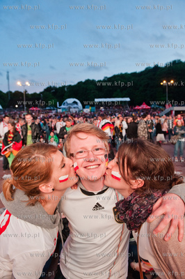 Gdansk. Fanzone - Strefa Kibica. Relacja meczu Mistrzostw...