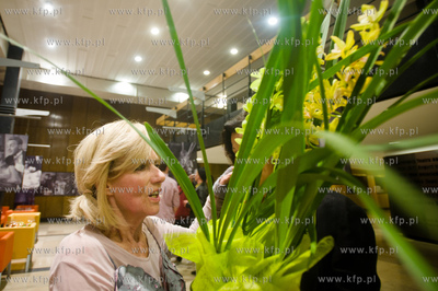 Gdansk. Teatr Wybrzeze. Wernisaz wystawy zdjec bedacych...