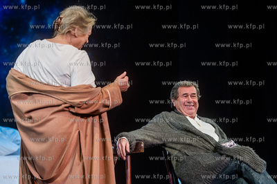 Gdansk. Teatr Szekspirowski. Proba medialna spektaklu...