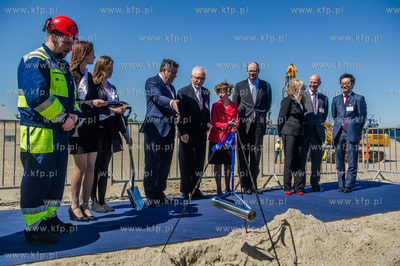 Gdansk. Terminal kontenerowy DCT. Uroczystosc inauguracji...