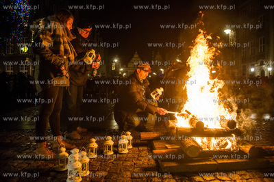 Gdansk. Dlugi Targ. Zuchy i harcerze Choragwi Gdanskiej...