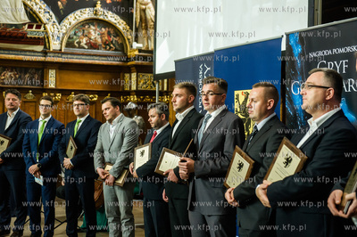 Gdansk. Dwor Artusa. Uroczystosc wreczenia Nagrody...