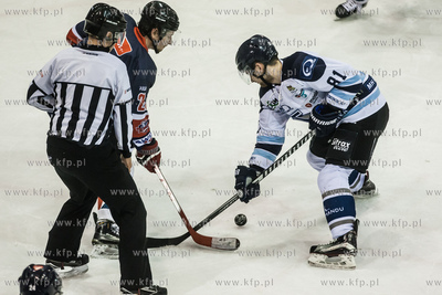 Gdańsk. Hala Oliwia. Polska Hokej Liga. Mecz o utrzymanie...