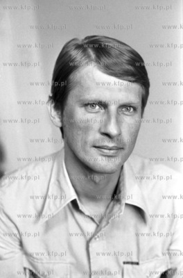 Pawel Janiskowski dziennikarz Glosu Wybrzeza. 21.06.1979...