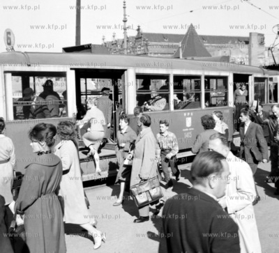 Przystanek tramwajowy przy Bramie Wyzynnej na Targu...