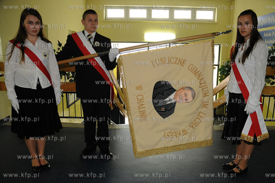 Nadanie imienia Lecha Walesy Gimnazjum nr 1 dzia3ajacym...